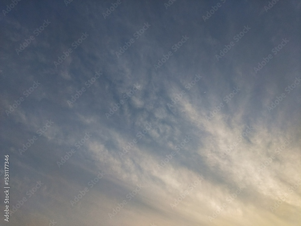 Obraz premium blue sky with clouds