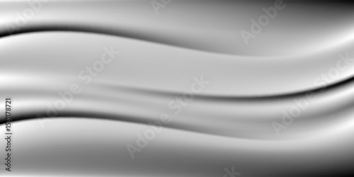 abstract simple geometric black white gradient smooth wavy lines pattern can be used background.