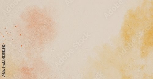 Abstract watercolor art background template. beige and brown watercolor backdrop empty space for text, banner, presentation or product display graphic design