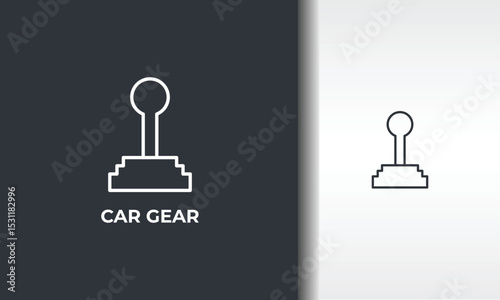 Car Gear Vector, Icon Or Logo Sign Isolated Symbol Illustration