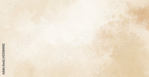 Abstract watercolor art background template. beige and brown watercolor backdrop empty space for text, banner, presentation or product display graphic design
