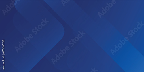 Abstract blue background with glowing geometric lines. Modern blue gradient square shape design. Futuristic technology concept. Suit for brochure, corporate, website, poster, banner, cover modern