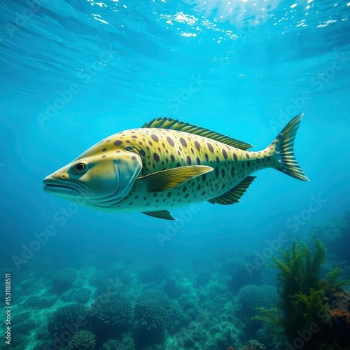 tropical fish in aquarium