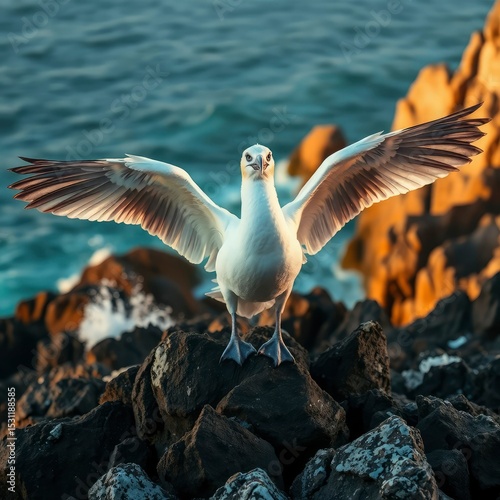 seagull flying in the sky