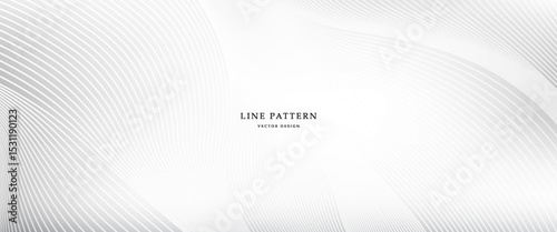 Premium background design with diagonal line pattern in grey colour. Vector white horizontal template for business banner, formal invitation backdrop, luxury voucher, prestigious gift certificate
