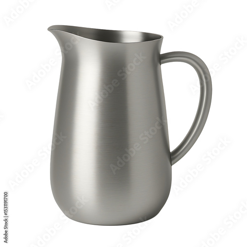 made of steel jug isolated on Transparent png background 