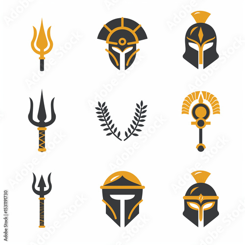 Greek Pantheon Icon Set