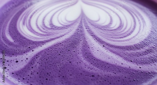 Ube latte 