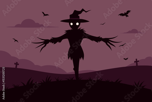 halloween background with bats