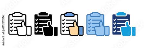 Satisfaction Icon Element For Design