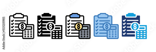 Budget Icon Element For Design