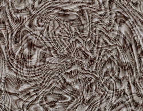 Abstract Swirling Brown and Beige Texture