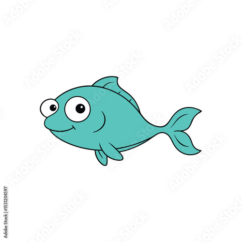funny fish cartoon