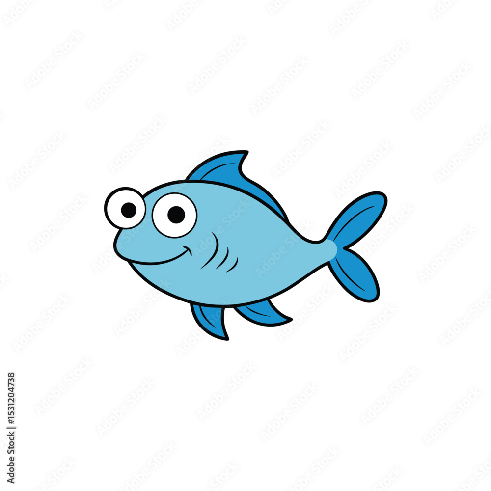 Fototapeta premium cartoon fish cartoon