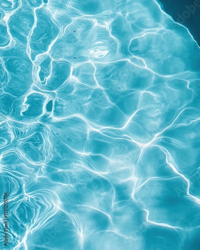 Abstract view of rippling water surface with light reflections creating a bright, dynamic pattern.
