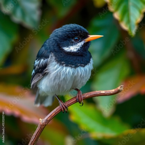 blue tit on branch