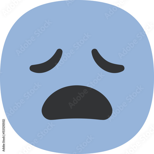 Sad emoji face