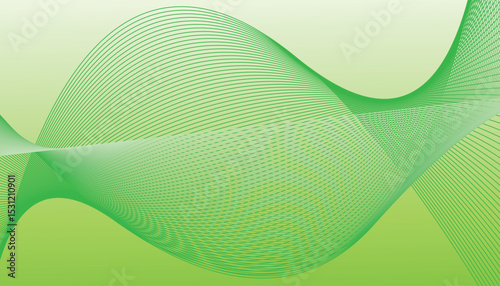 abstract background with green gradient lines