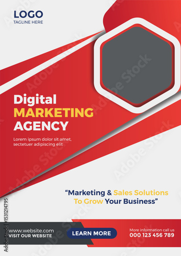 Digital Marketing Agency Flyer Template design