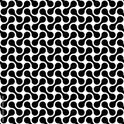 Seamless Blobs Abstract Background. Vector Seamless Pattern