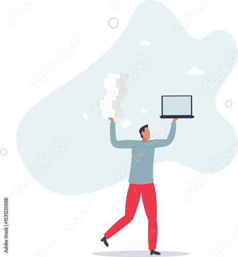 Ability to work under pressure, leadership skill to success, control stressed complete work within timeline concept. character life .