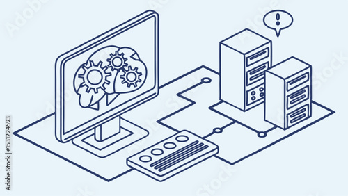 Intelligent Computing Brain-Inspired Algorithms and Server Infrastructure for Enhanced Processing Power