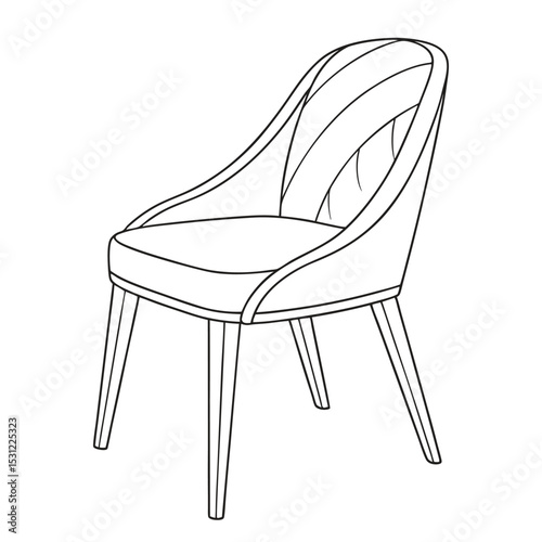 chair isolated on white background