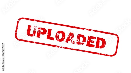 Uploaded word stamp animation 