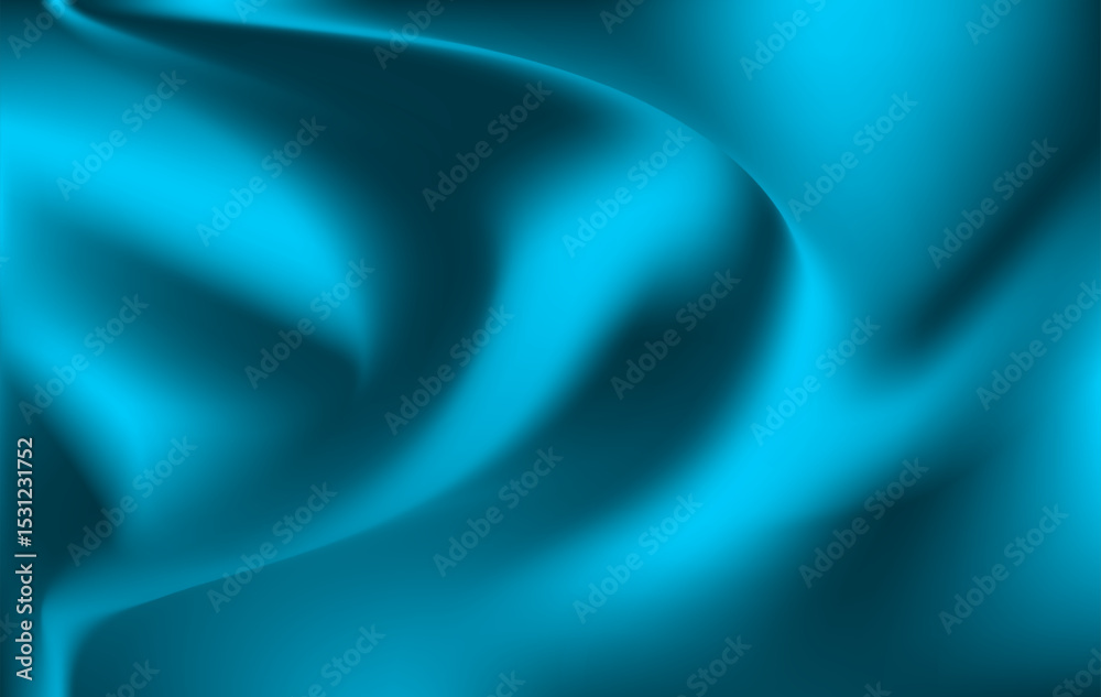 Obraz premium Elegant Blue Silk Fabric Texture