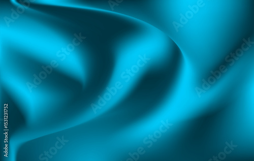 Elegant Blue Silk Fabric Texture