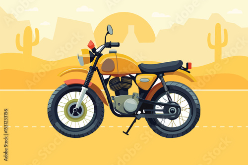 motorcycle on the road
