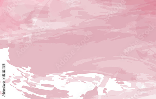 Delicate Watercolor Texture in Pink Modern Art Backdrop