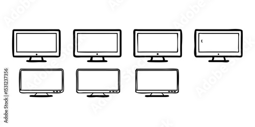 set of computer icons