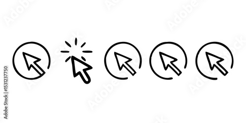 sets of mouse arrow 