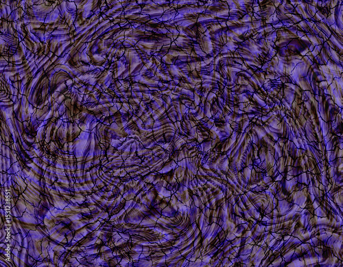 Abstract Swirling Purple and Brown Cracked Texture