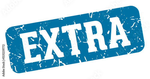 extra rectangular sign. extra stamp