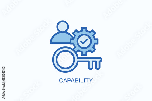 Capability Icon Or Logo Isolated Vector Illustration