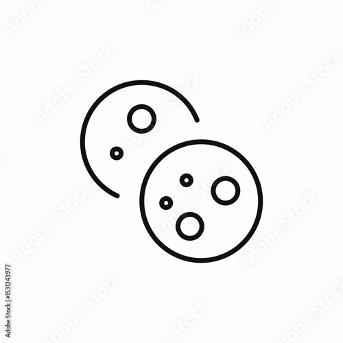 cookies allow icon sign vector