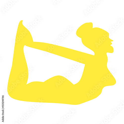 Embrace a balanced lifestyle through yoga, fitness, and daily wellness practices. This illustration captures a young, active woman in a peaceful morning yoga pose—symbolizing health, flexibility, ener