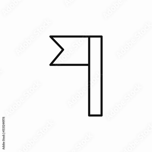 flag mark icon sign vector
