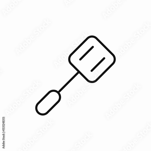 spatula tool icon sign vector