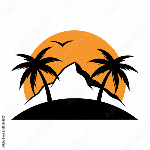 palm tree on the beach
