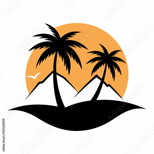 palm tree on the beach