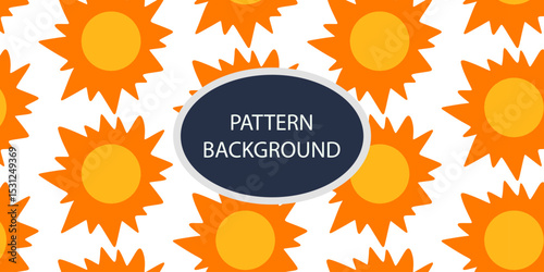 planet and solar system doodles pattern background