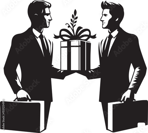 Silhouette illustration of friends sitting together and laughing for International Friendship Day