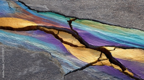 Detailed closeup of cracked earth, exploring textures, patterns, and the impact of dryness