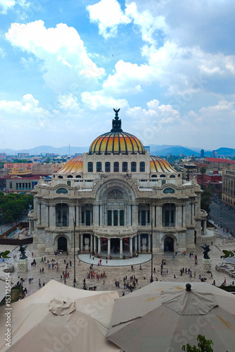 Photography View of the Palacio de los Deportes in Mexico city