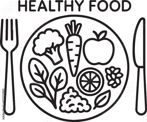 Nourishing Plate A Guide to Healthy Eating with Fruits, Vegetables, and Grains