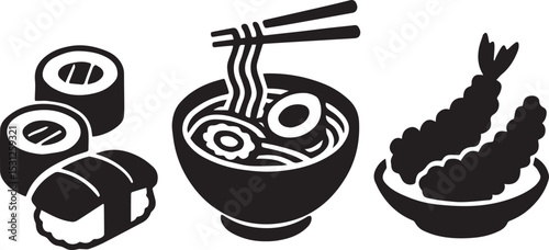 Japanese Cuisine Sushi, Ramen, and Tempura – A Delicious Trio