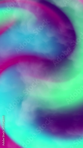 Blue green and purple  gradient with smoke effect suitable for backgrounds, posters, digital art projects, websites, and contemporary prints. Vibrant colors and mesmerizing patterns.
